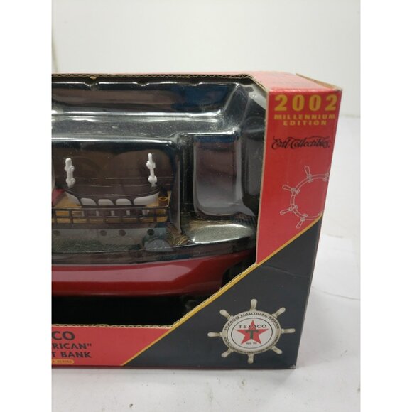 2002 Ertl Collectibles Texaco The American Tugboat Bank Third In A Series NIB - Picture 4 of 10
